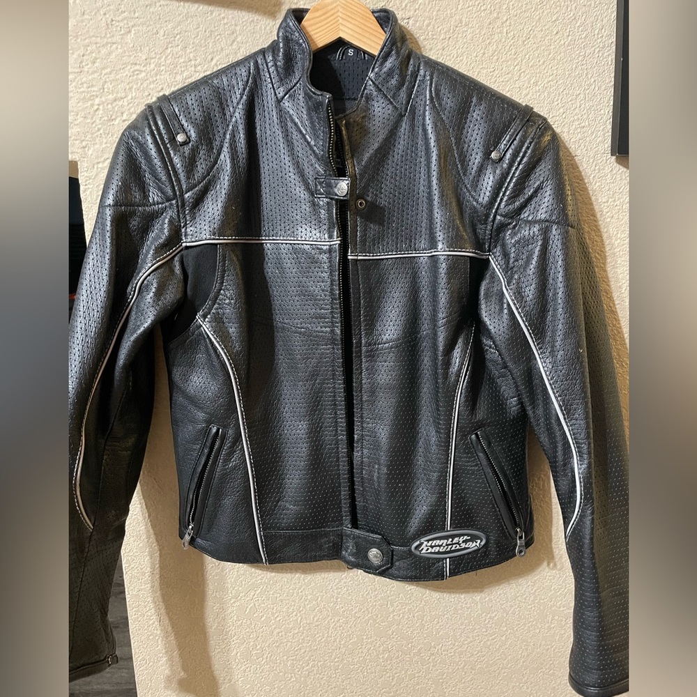 Harley-Davidson Leather Jacket Womens-Small